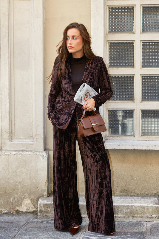 PANTALON EN VELOUR