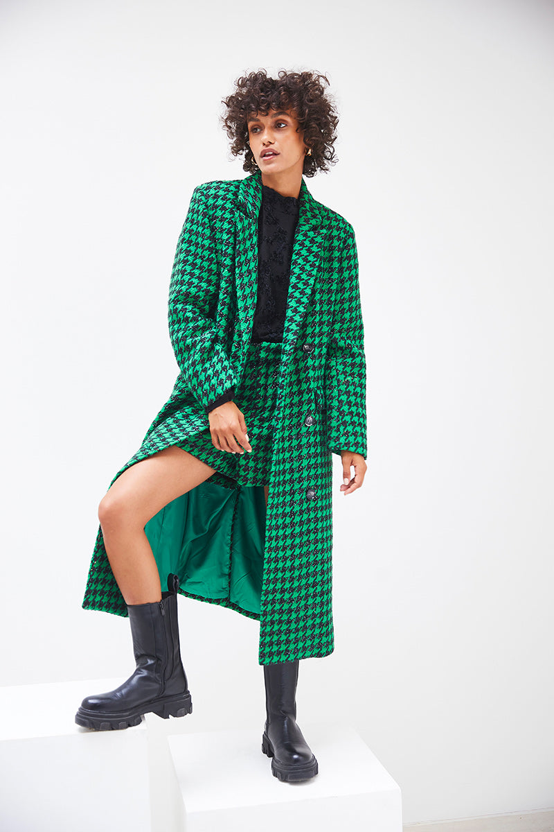 MANTEAU PIEDS-DE-POULE