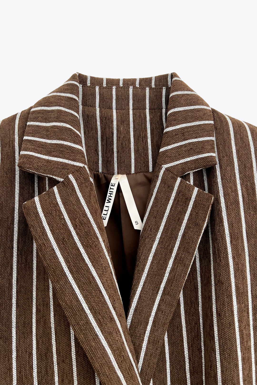 VESTE À RAYURES EN VELOURS CÔTELÉ