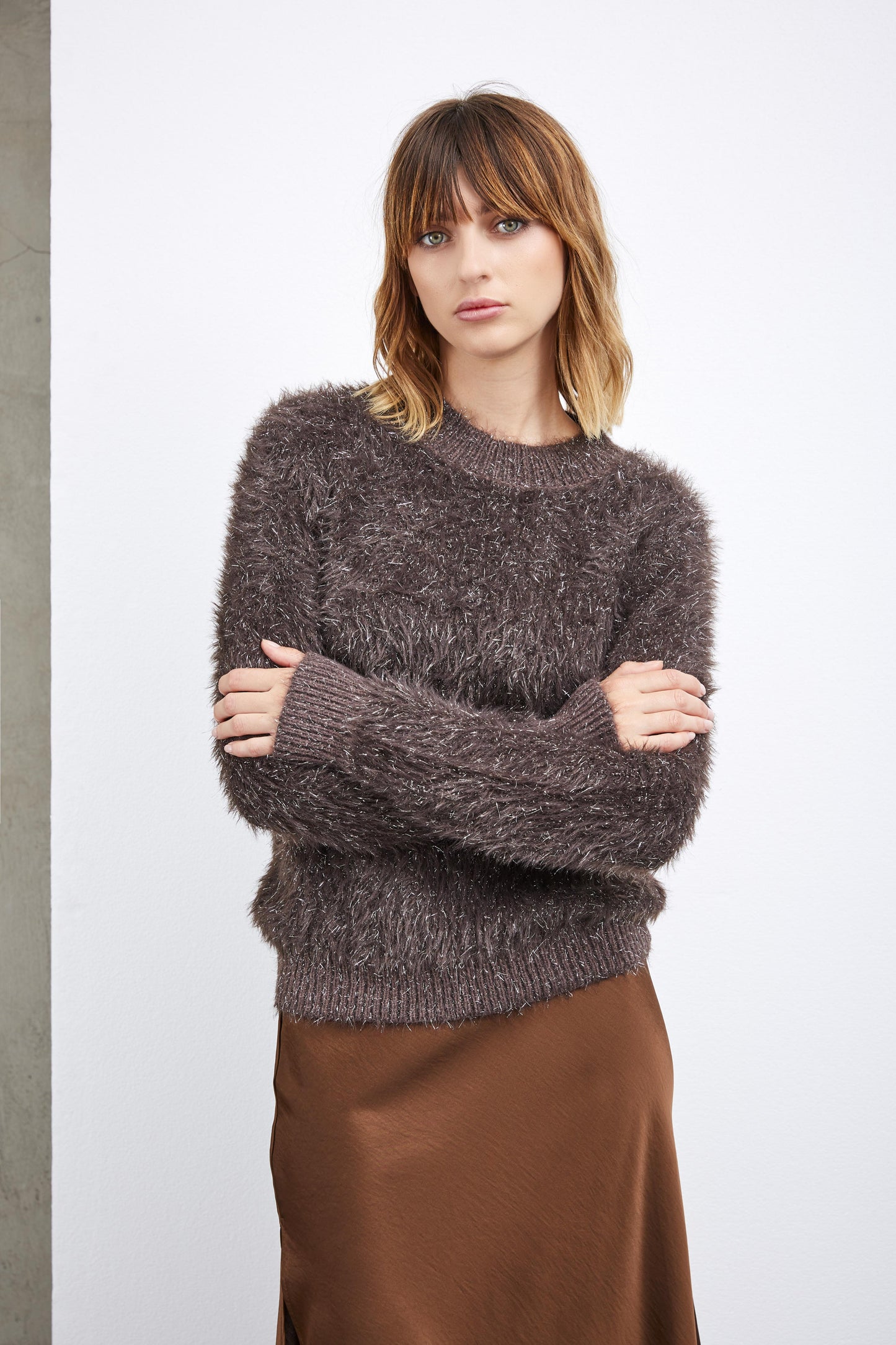 PULL EN MAILLE PAILLETÉ
