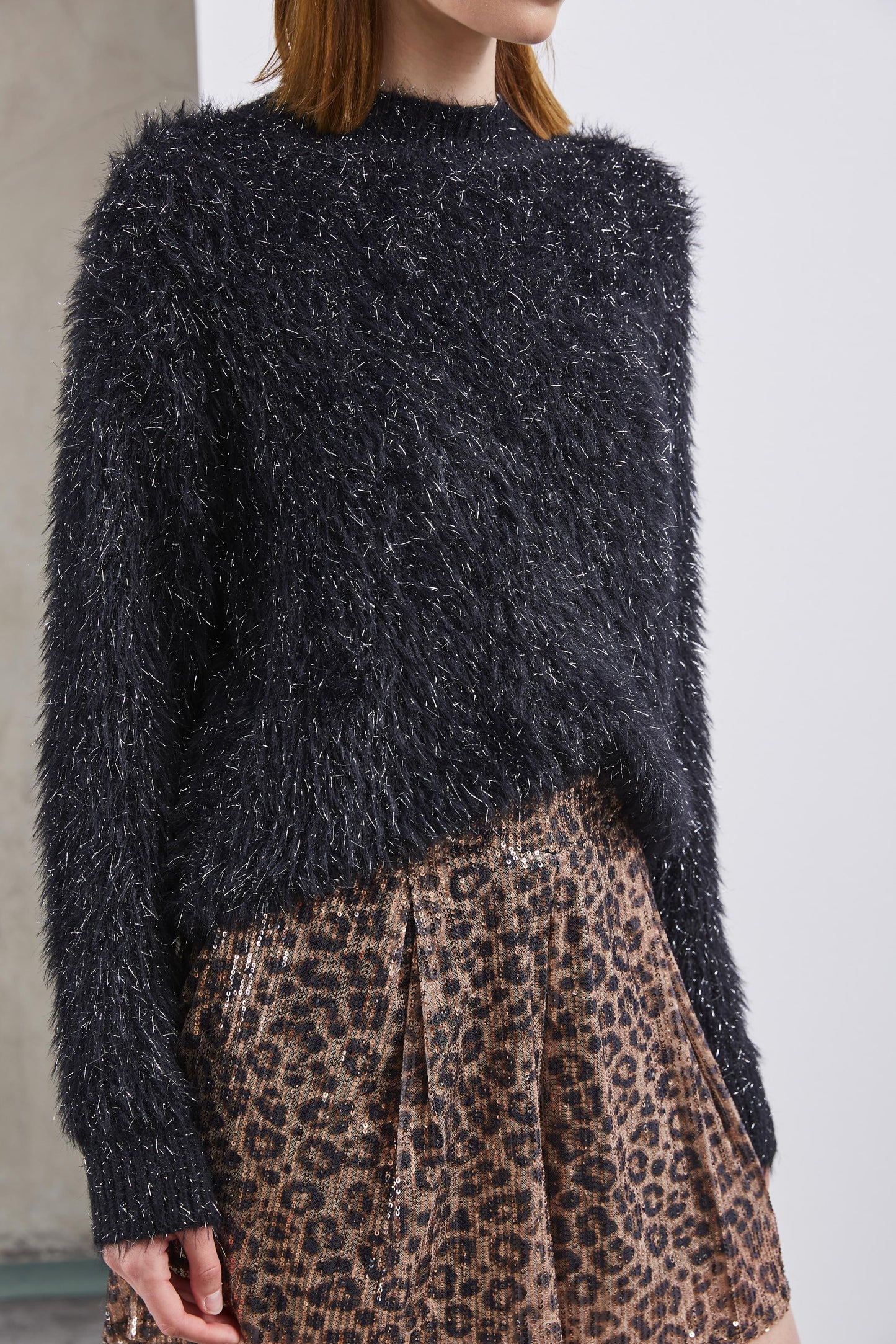 GLITTER KNIT SWEATER