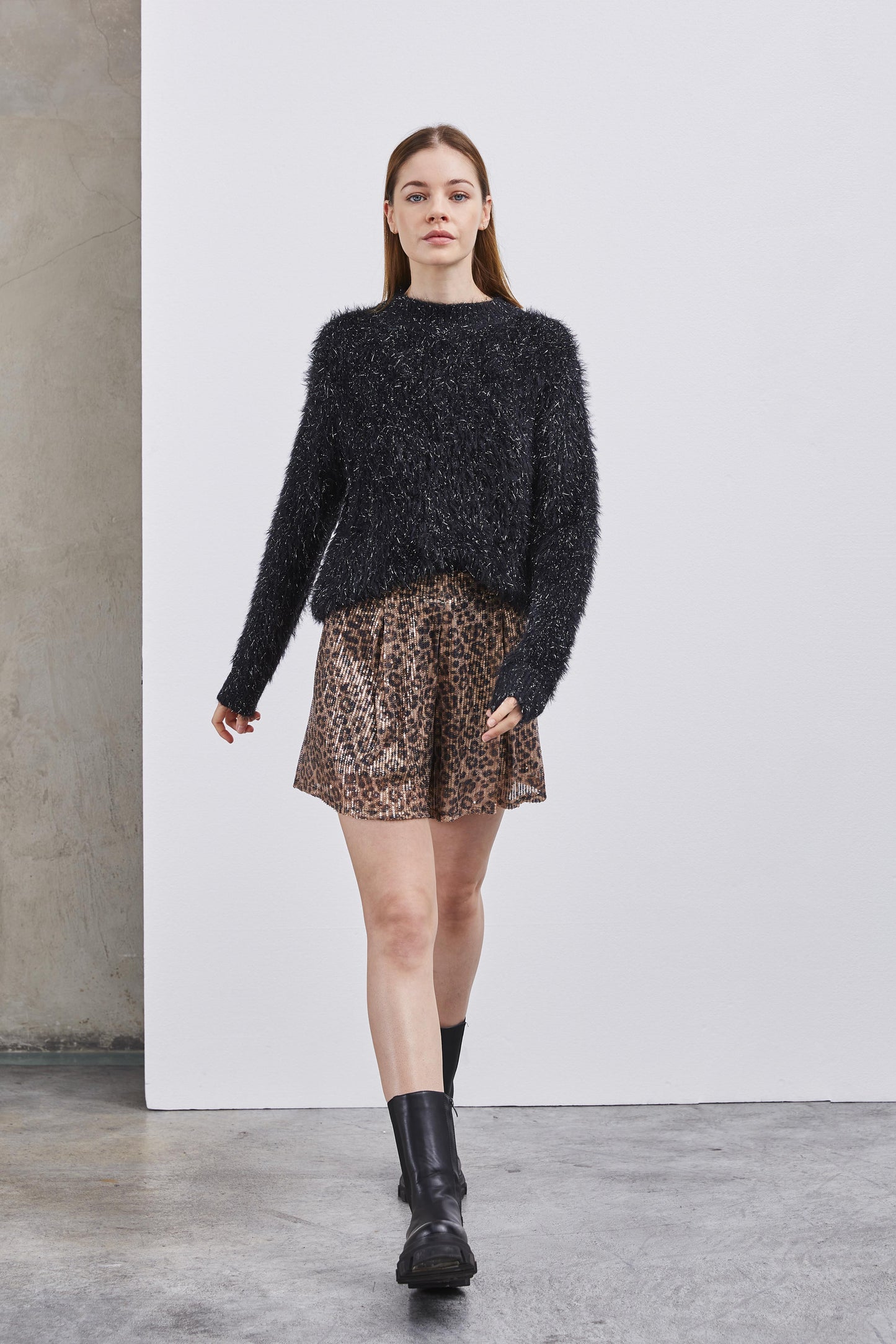 GLITTER KNIT SWEATER