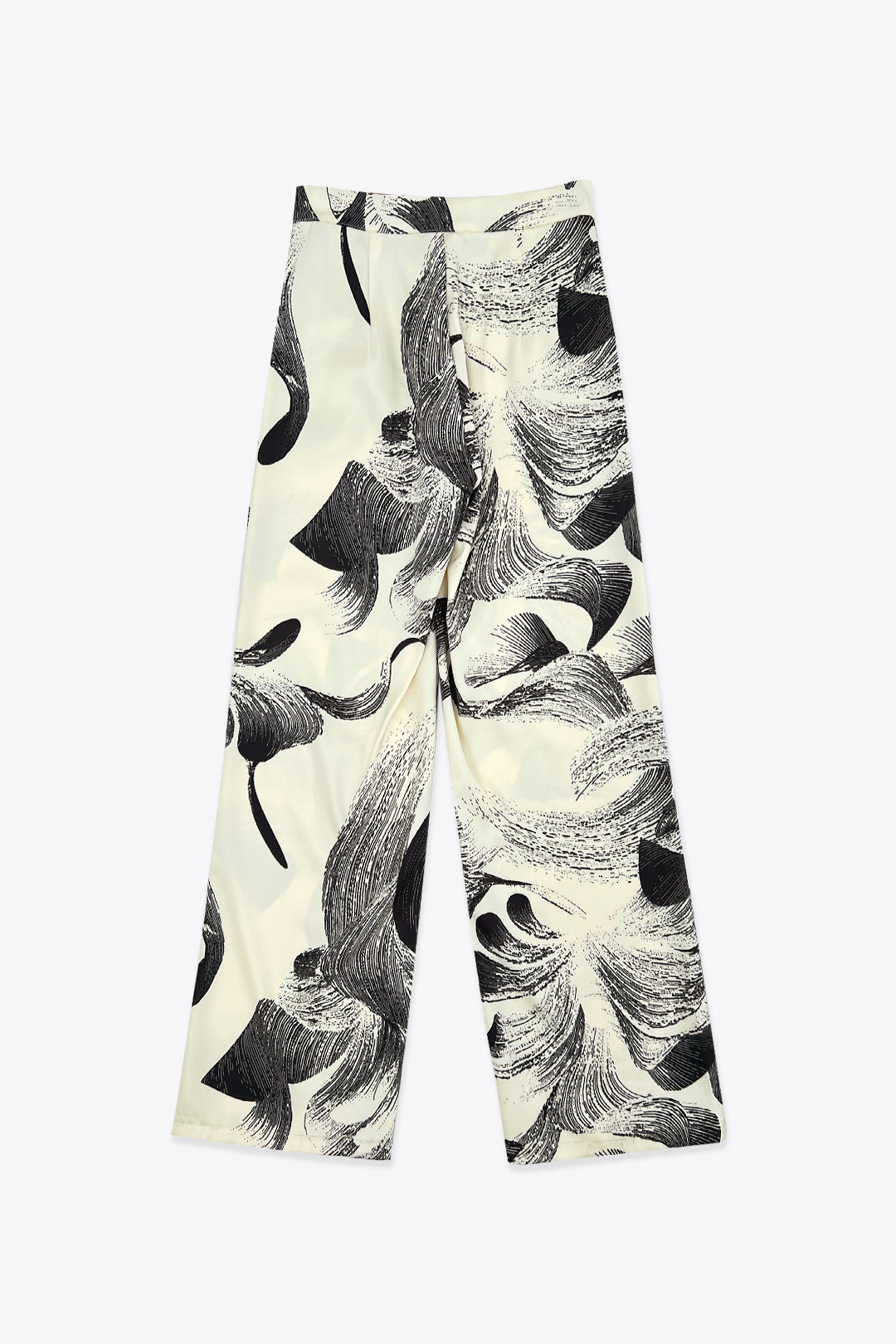 PANTALON FLEURI BEIGE