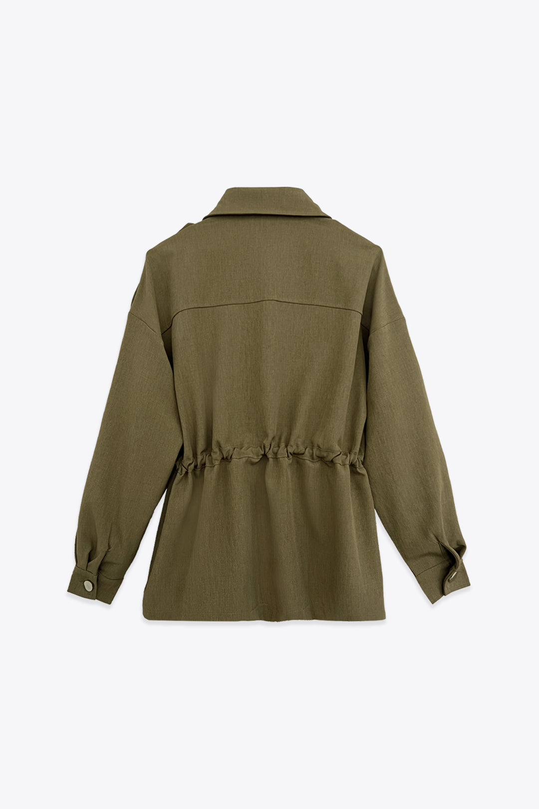 Jacket with Pockets and Epaulette Tab