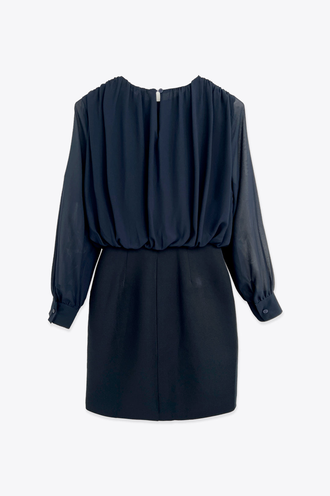 ROBE À BOUTONS MARINE