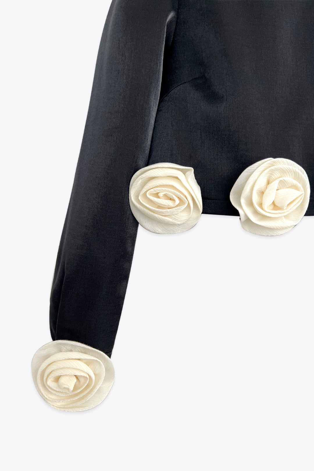 TOP À FLEURS BICOLORES