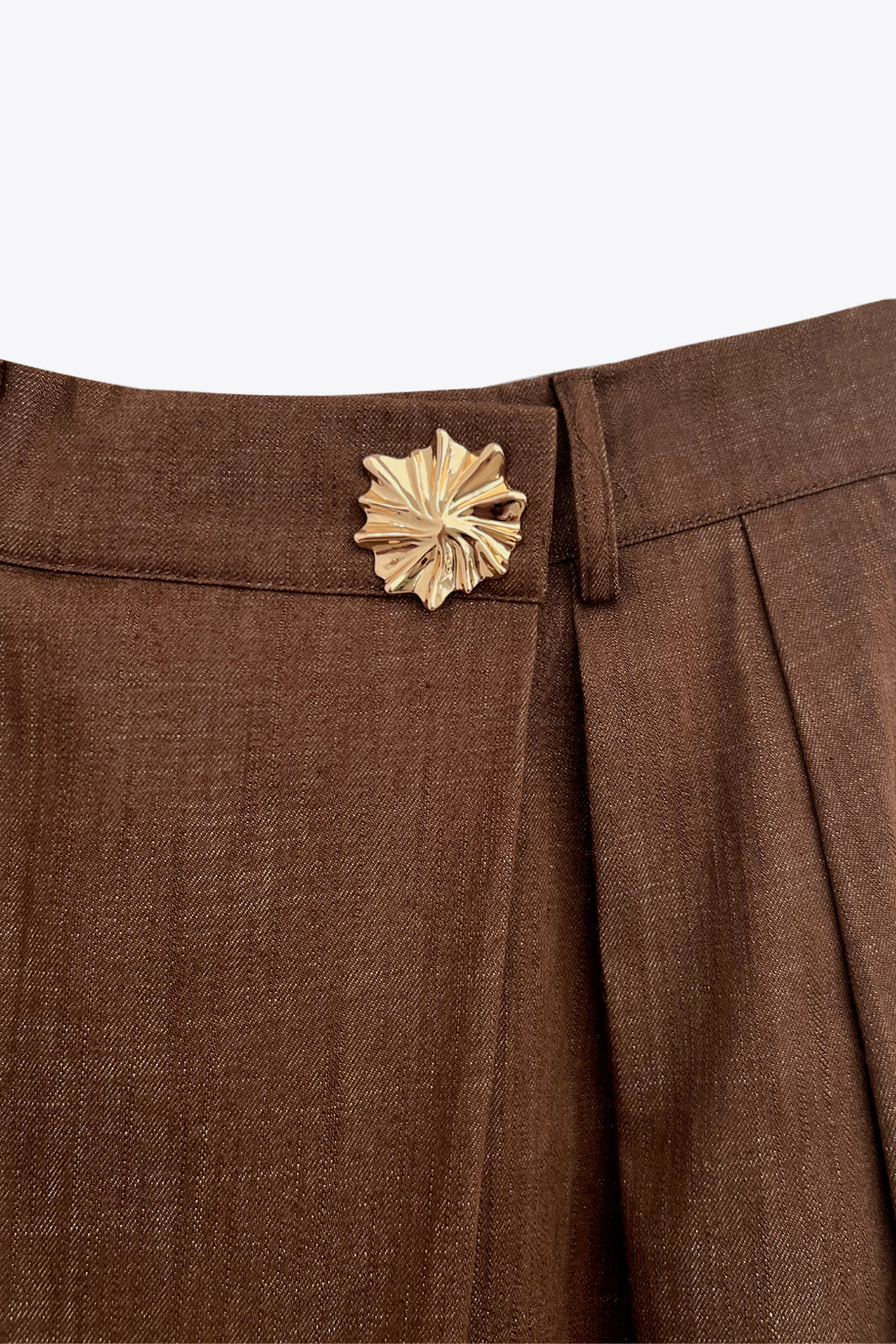 PANTALON PLISSÉ CROISÉ