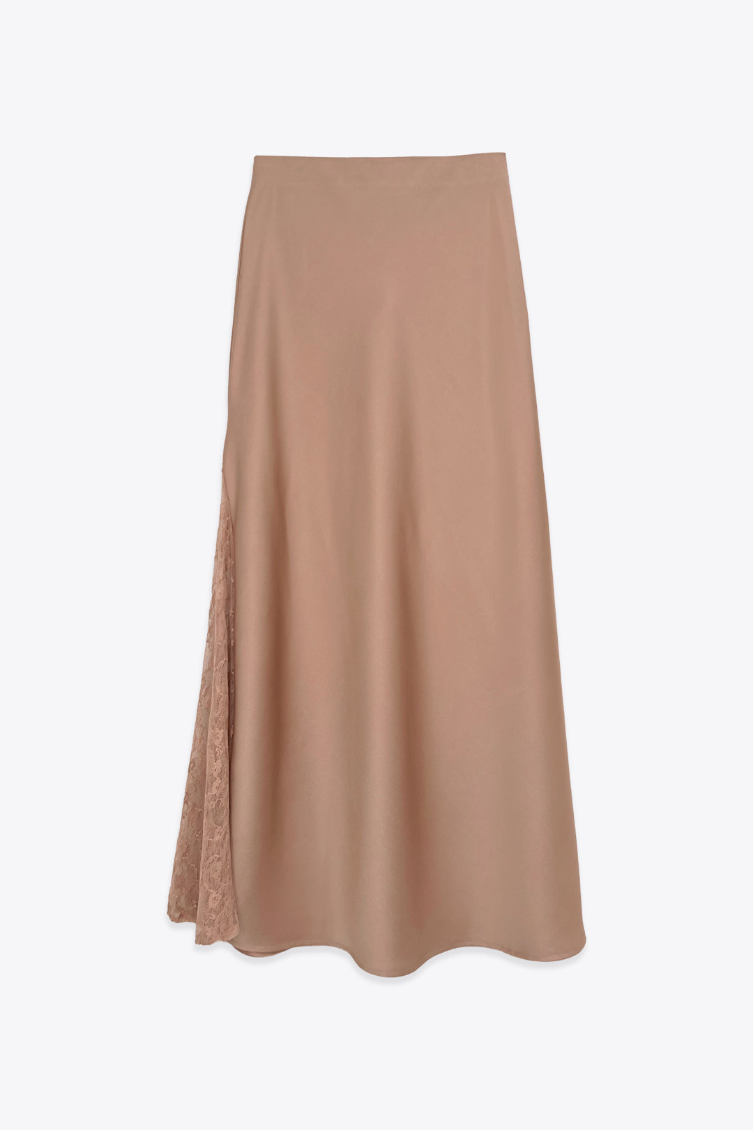 PINK SATIN SKIRT