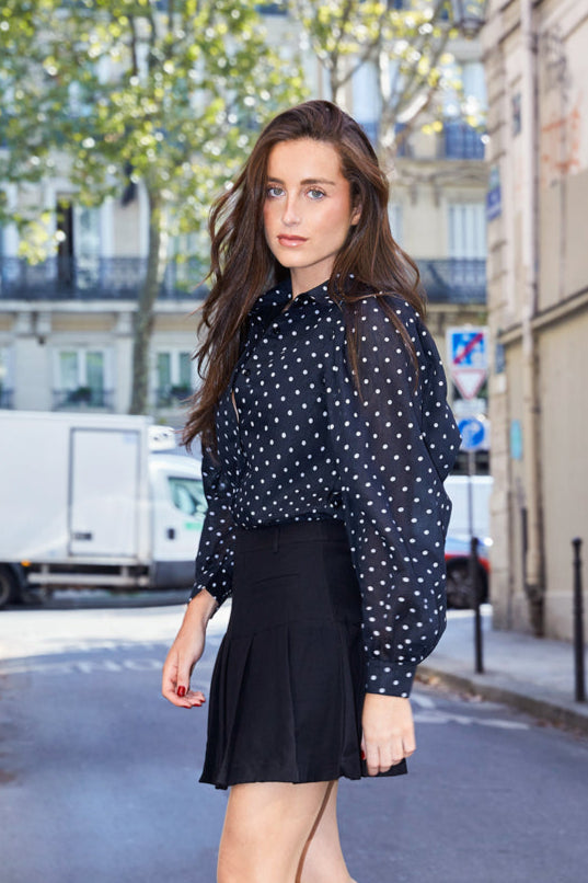 CHEMISE À POIS
