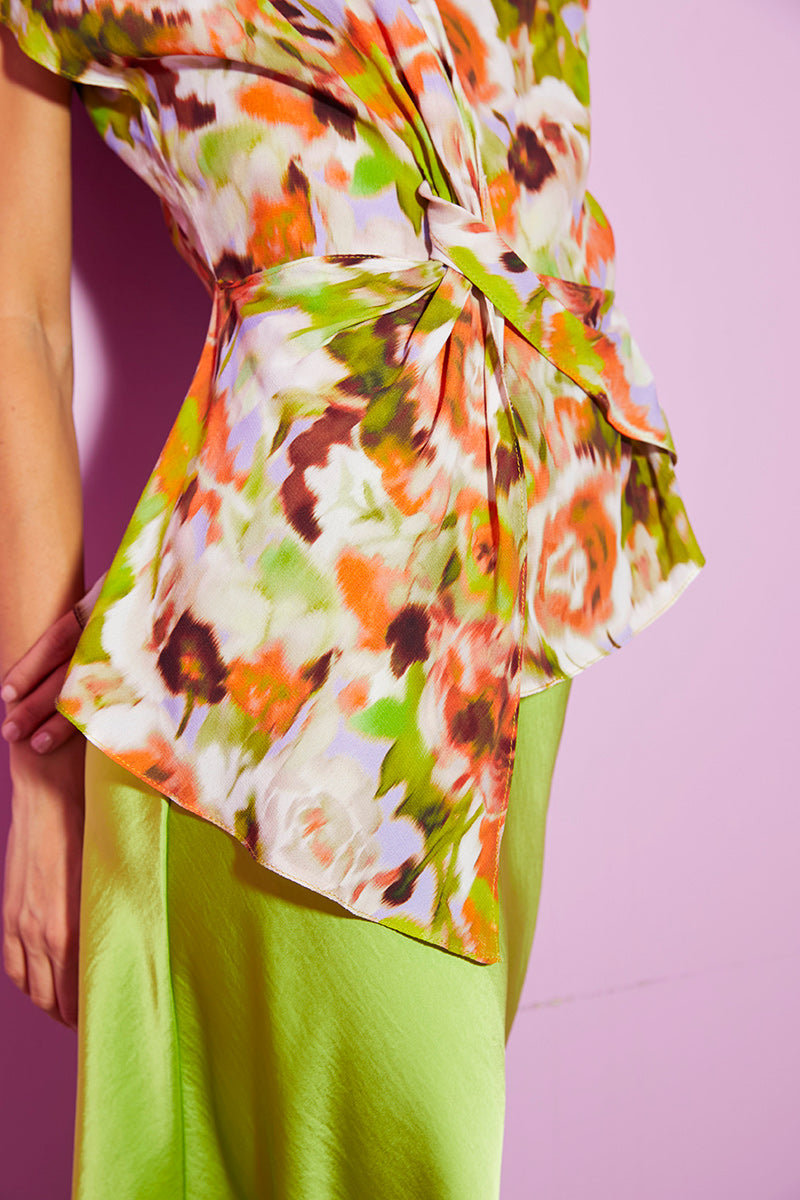 TOP SANS MANCHES TIE & DYE