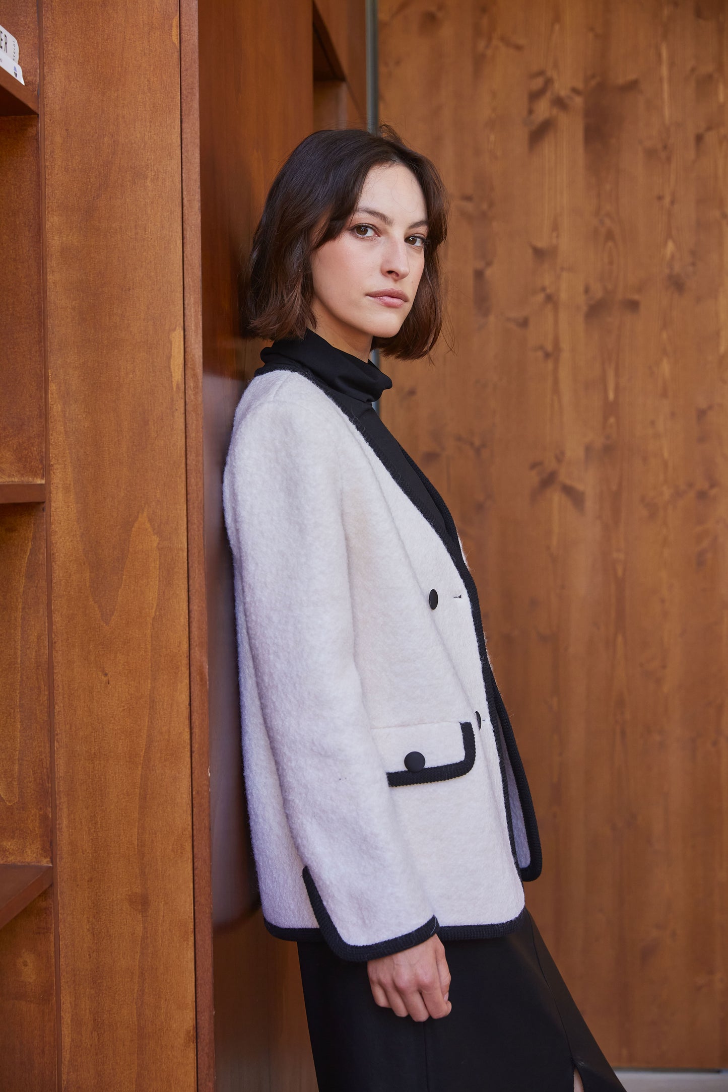 BLAZER CROISÉ À LISERETS