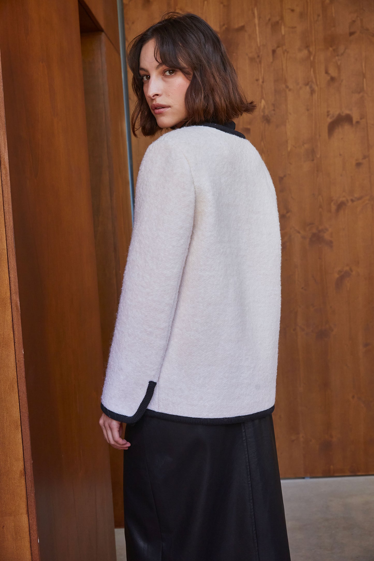 BLAZER CROISÉ À LISERETS