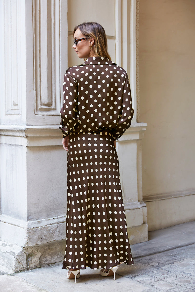 CHEMISE À POIS
