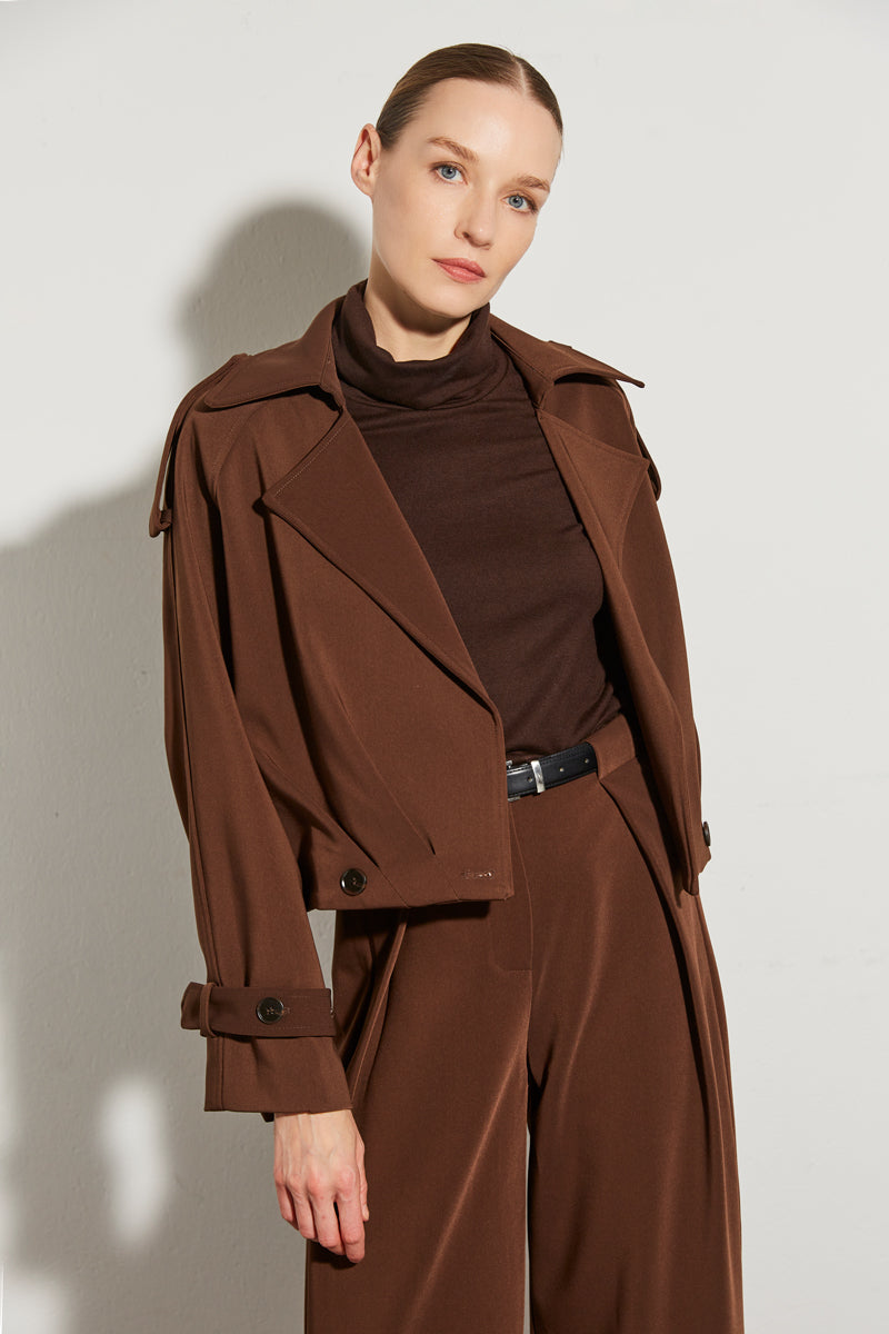 Satin Sleeveless Blazer