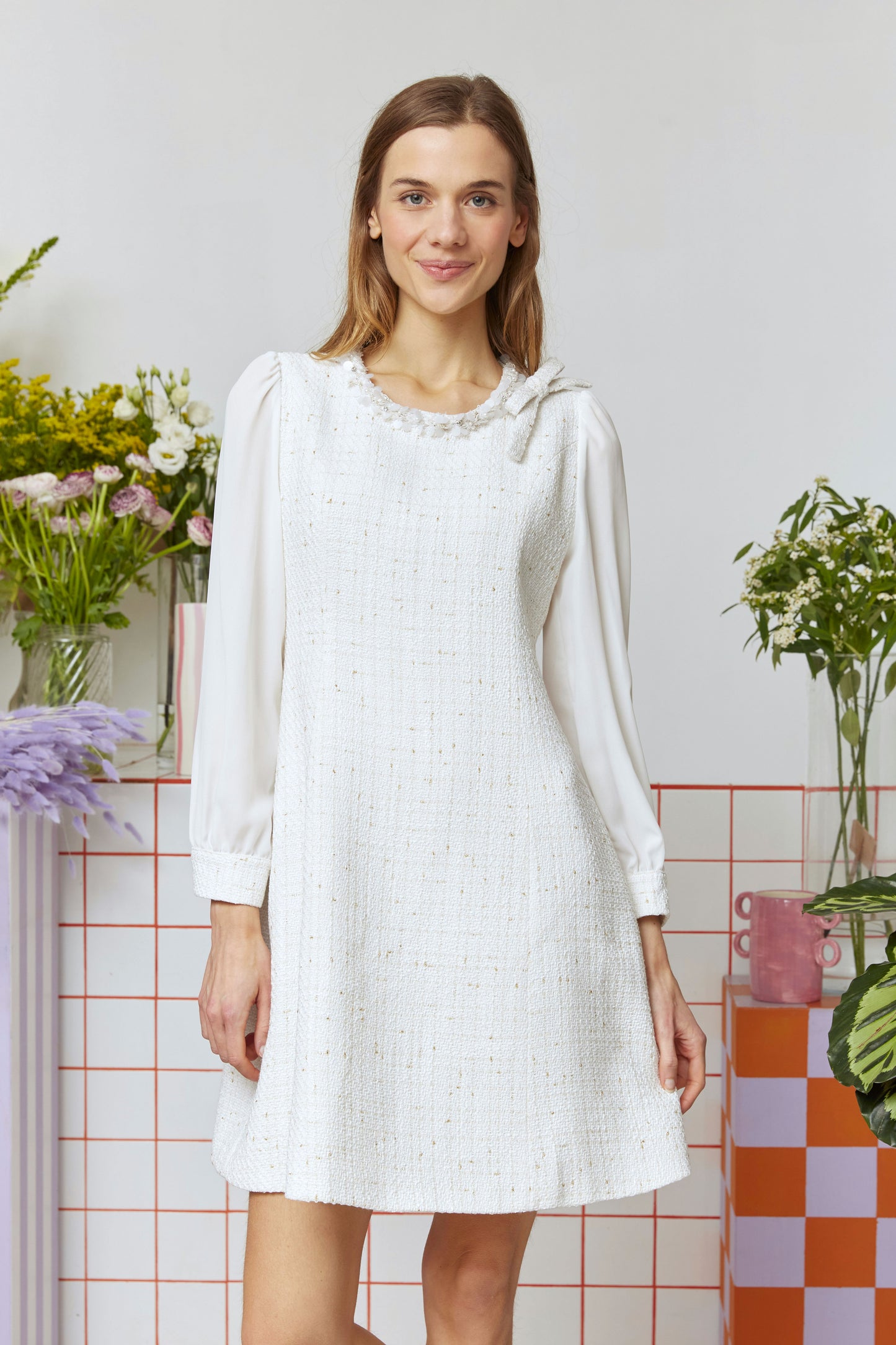 ROBE EN TWEED