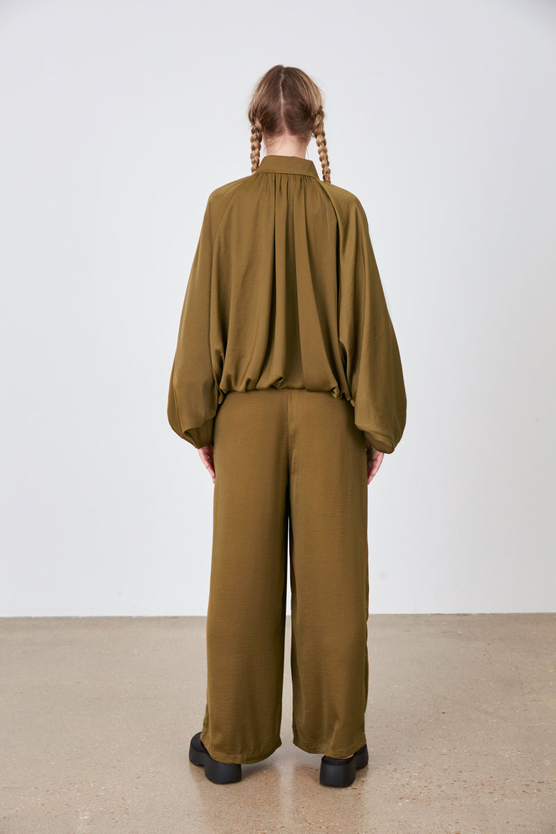 VESTE AMPLE PLISSÉE