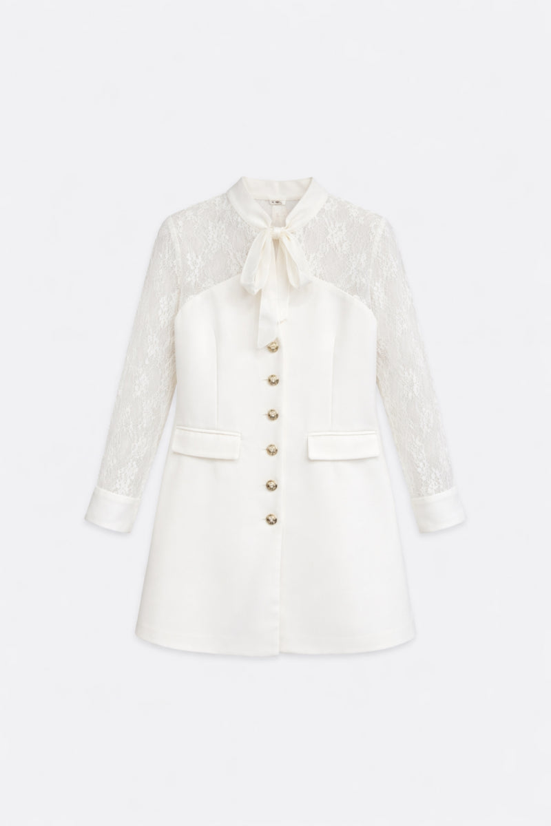 SEQUINED FLOWER DRESS