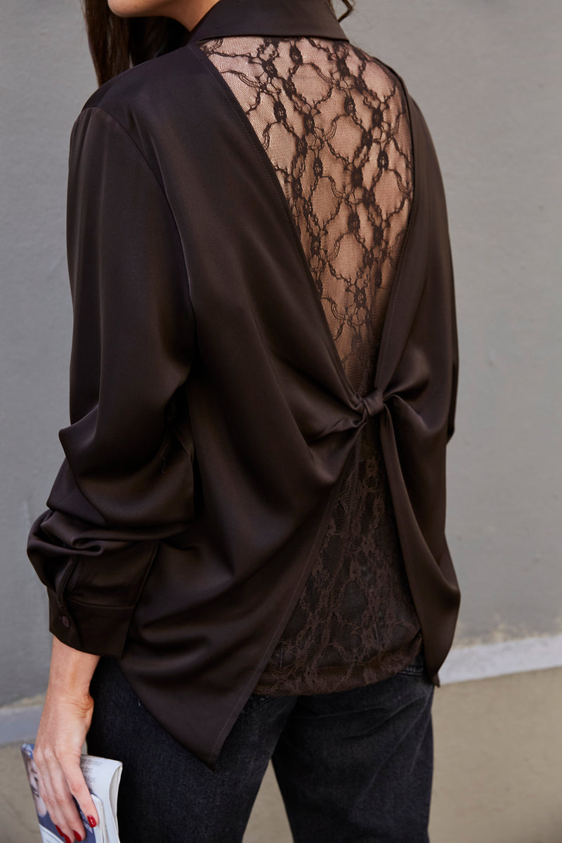 CHEMISE DOS DENTELLE