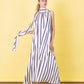 ROBE À RAYURES