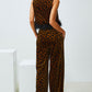 PANTALON LÉOPARD EN VELOURS