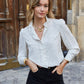 CHEMISE À POIS BLANCS