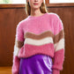 STRIPED KNIT SWEATER