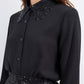 BLACK SHIRT WITH SEQUINS