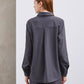 GREY DOUBLE ZIP SHIRT