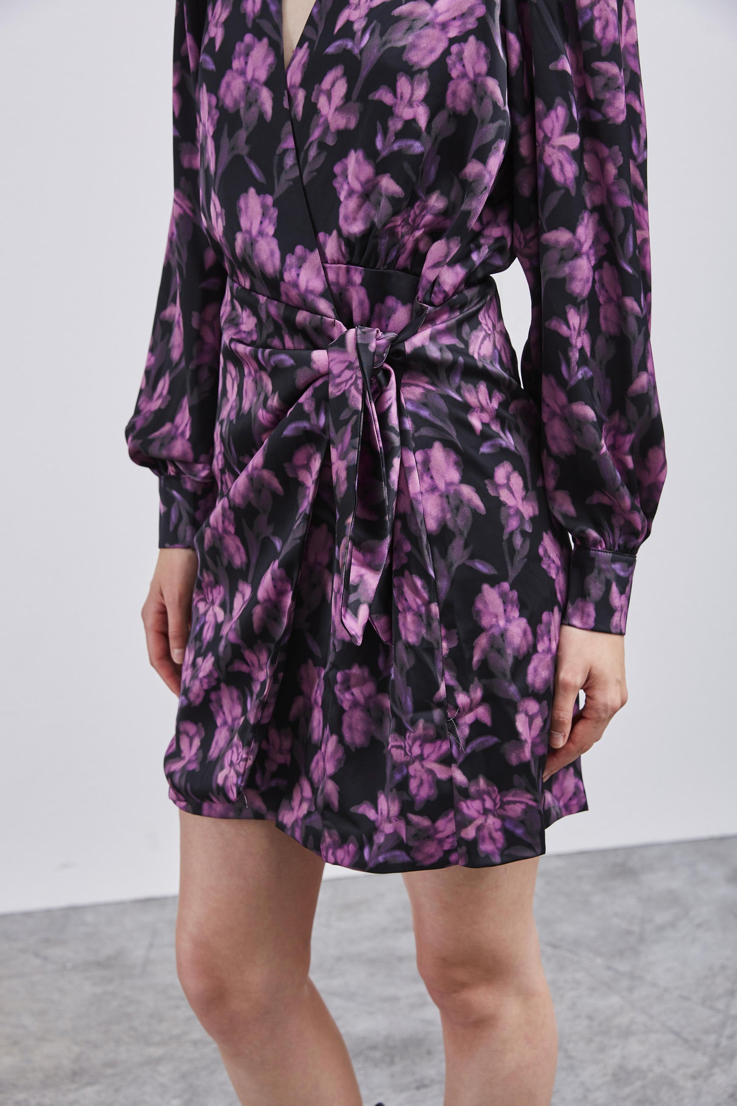 PURPLE FLOWER DRESS 