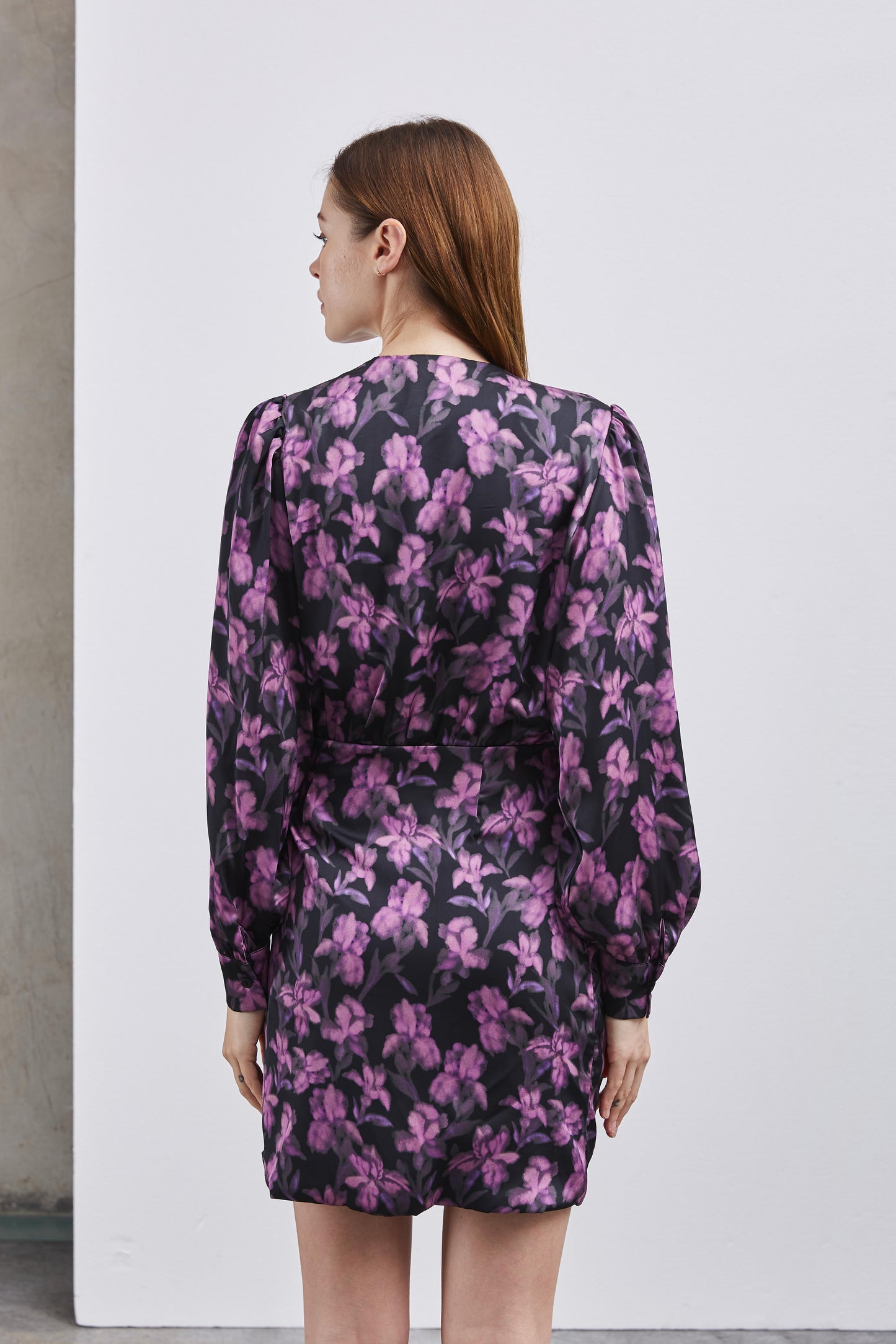 PURPLE FLOWER DRESS 