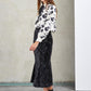 FLORAL PRINT SHIRT WITH BOW