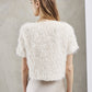 TOP À POILS ET STRASS