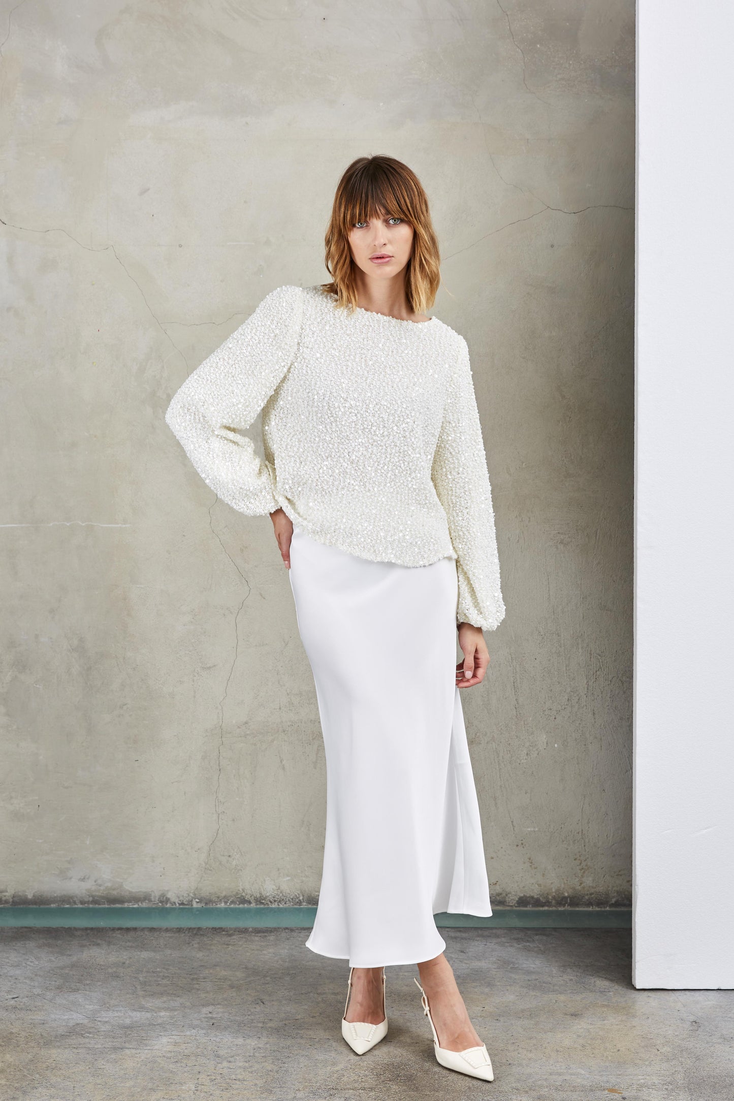 TOP WITH SEQUINS