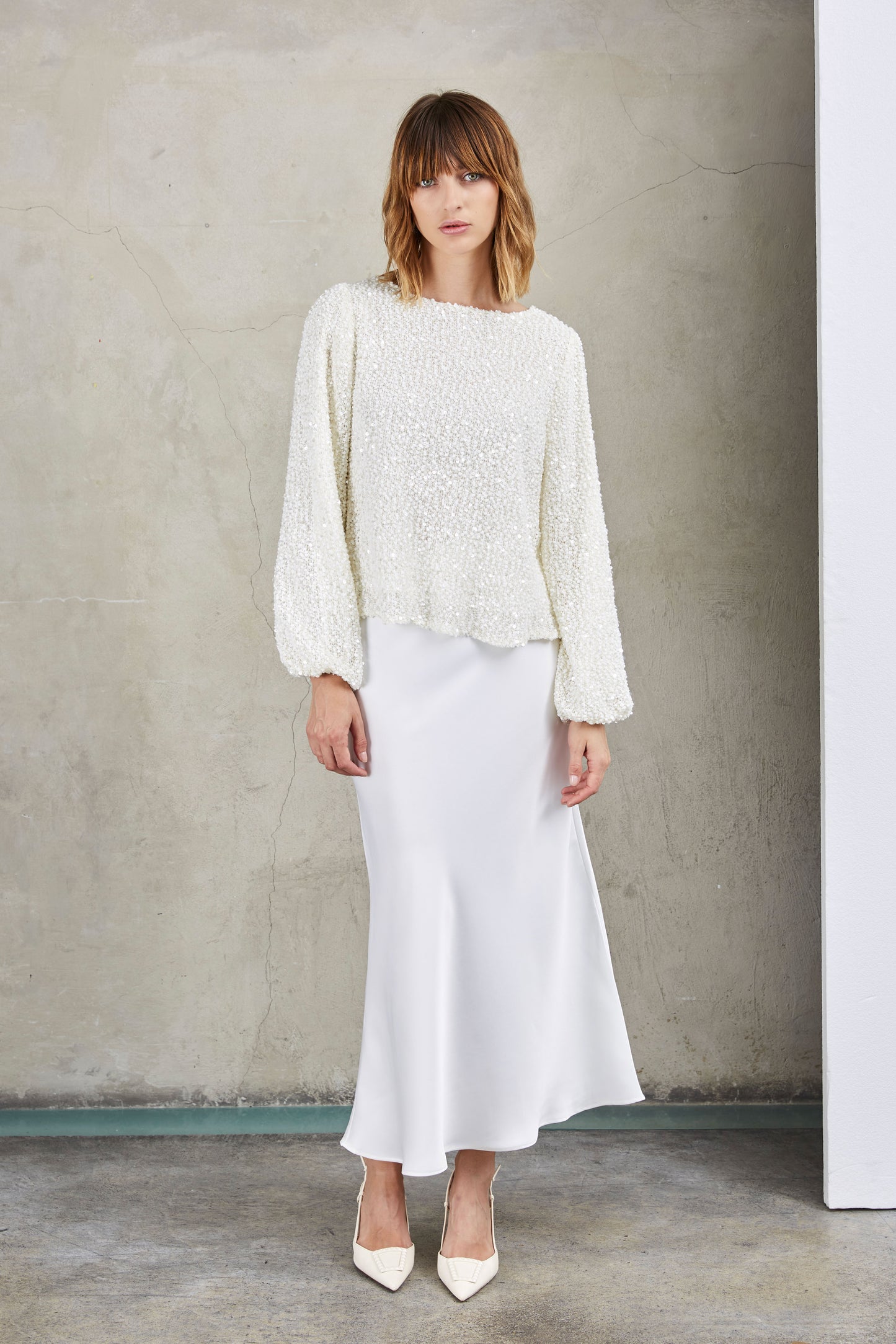 TOP WITH SEQUINS