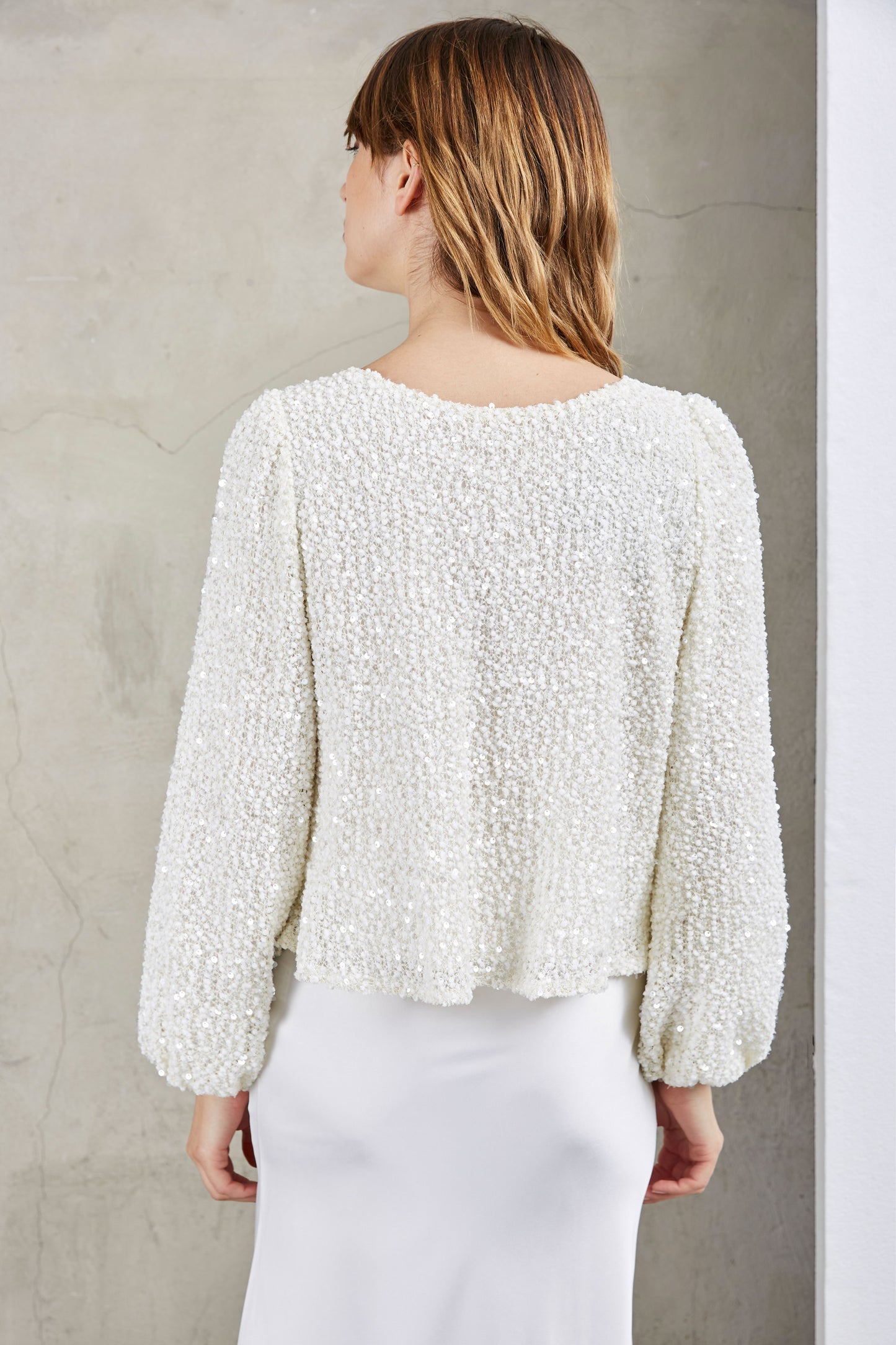 TOP WITH SEQUINS