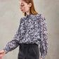 FLORAL SHIRT WITH SEQUINS