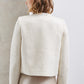 VESTE EN TWEED À PERLES