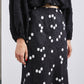 PUFF SLEEVED TEXTURED TOP