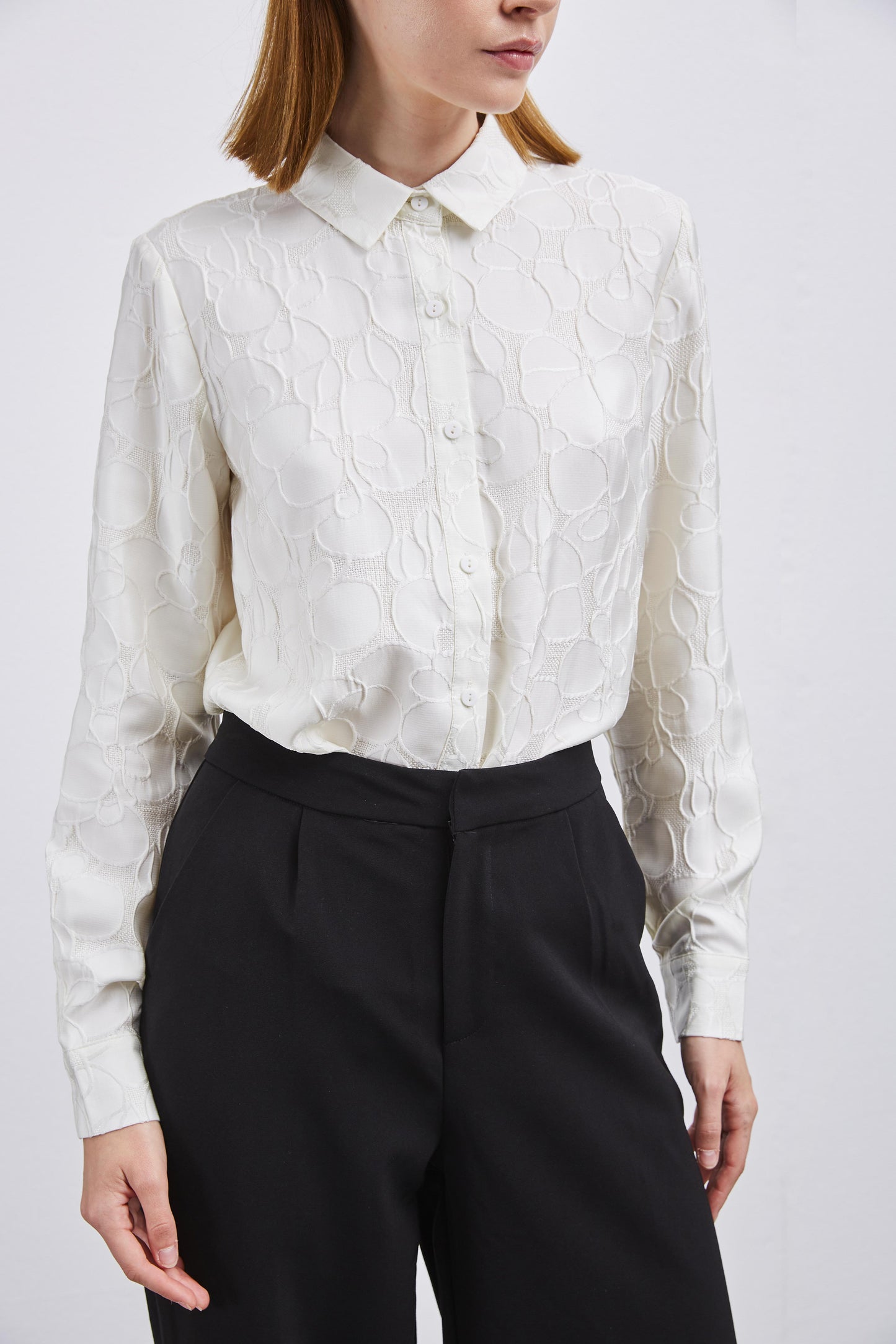 ECRU TEXTURED SHIRT