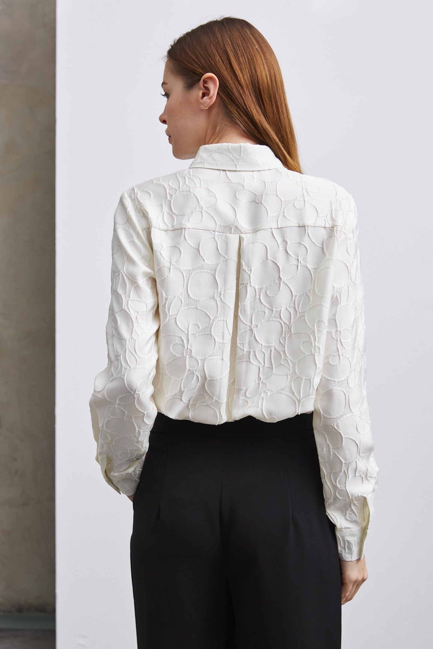 ECRU TEXTURED SHIRT