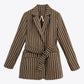 VESTE À RAYURES EN VELOURS CÔTELÉ
