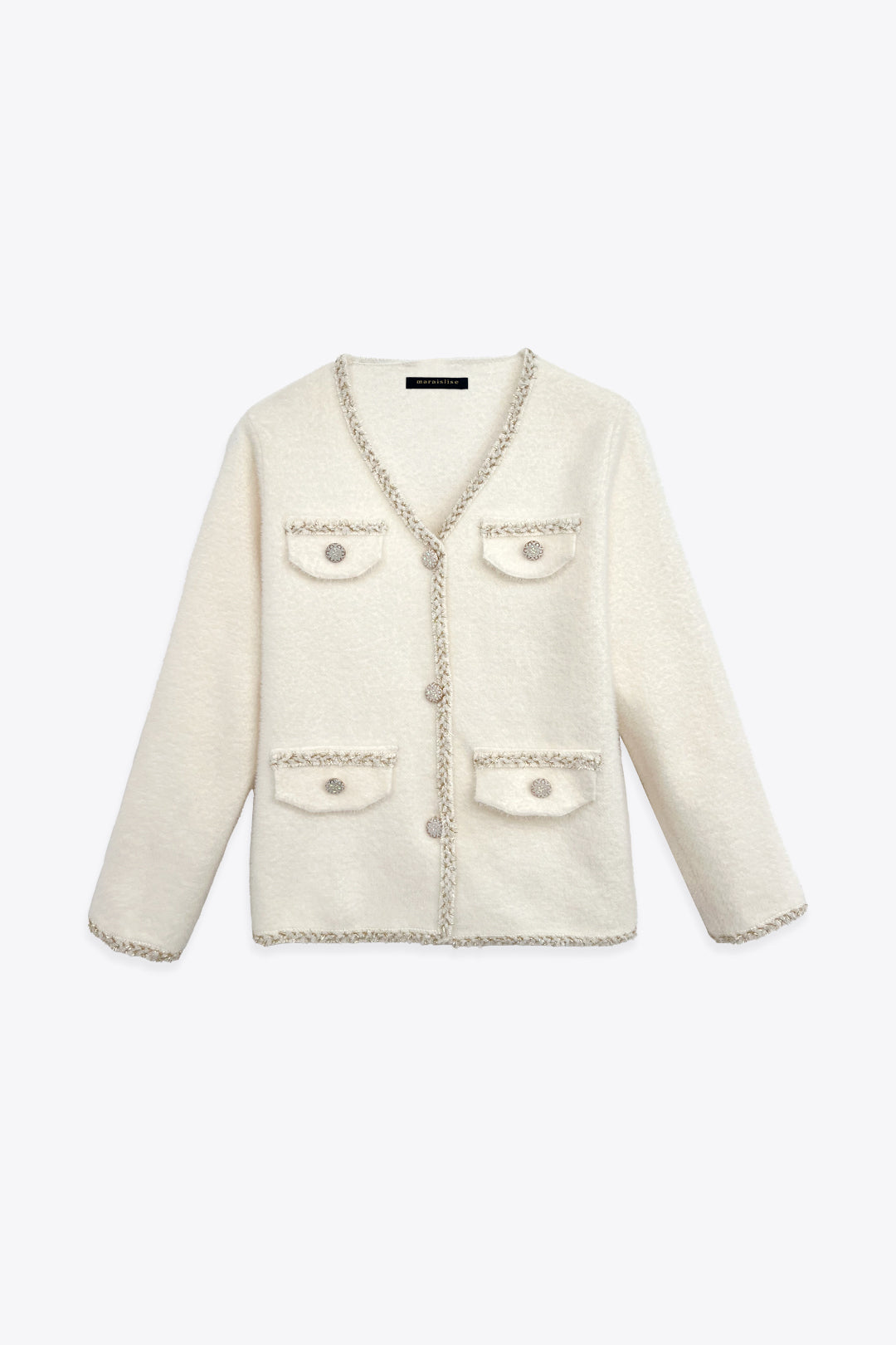 Satin Sleeveless Blazer