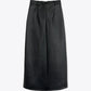 JUPE EN SIMILI CUIR A BOUTONS
