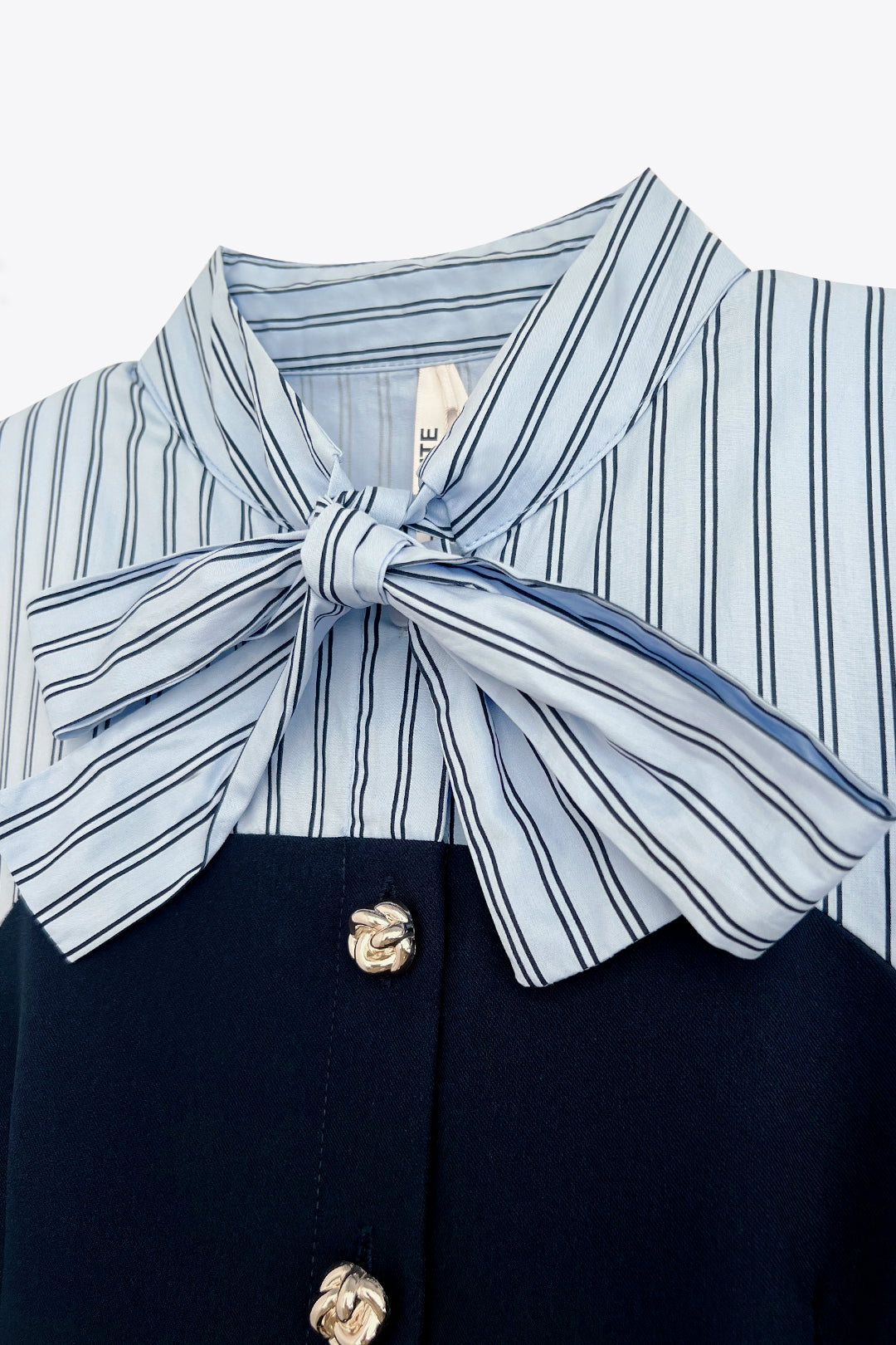 ROBE BI MATIERE A RAYURES