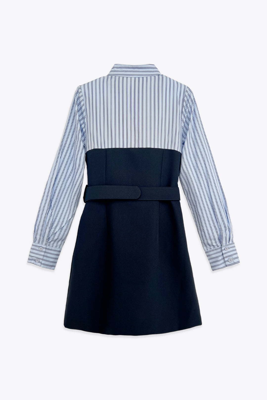ROBE BI MATIERE A RAYURES