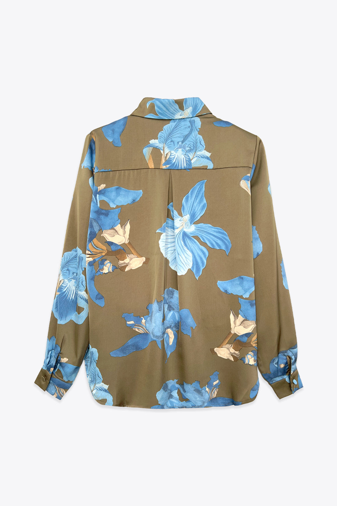 CHEMISE FLEURIE BLEU