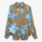 CHEMISE FLEURIE BLEU