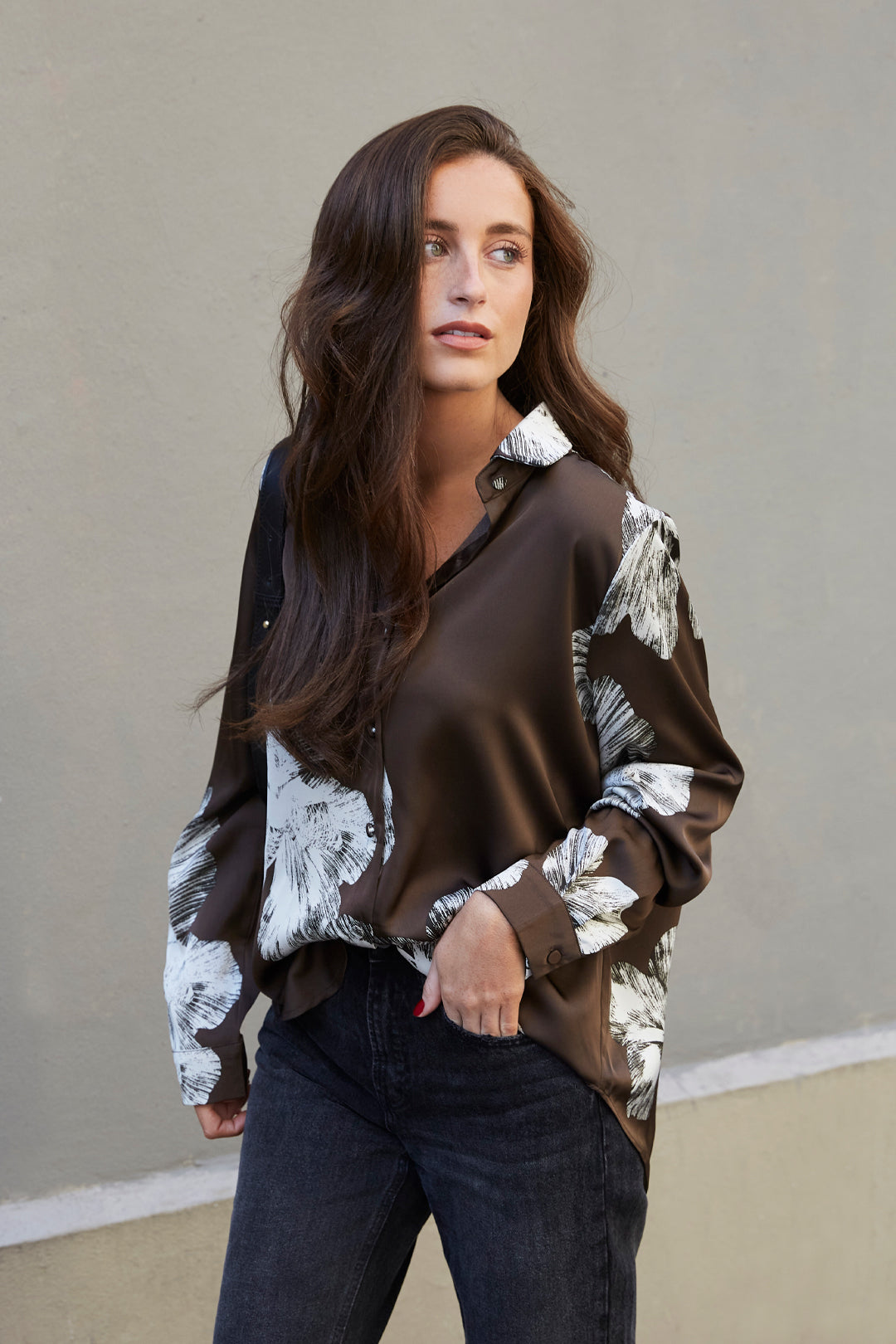 CHEMISE À IMPRIMÉ FLEURI