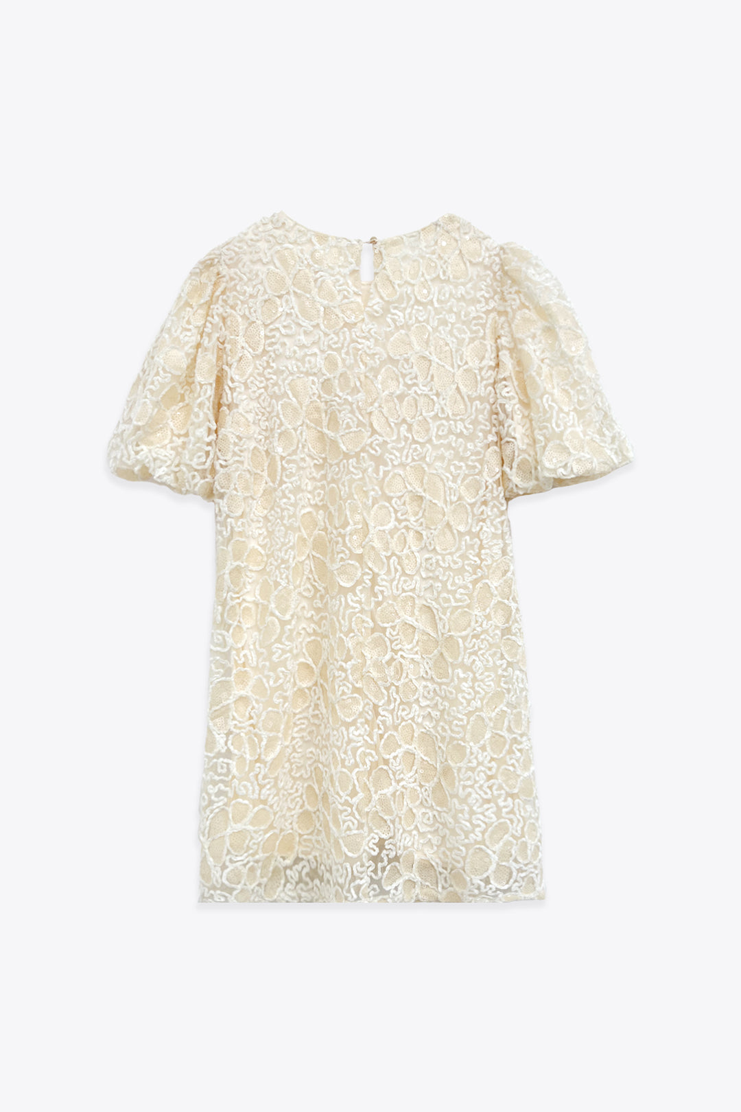 ROBE PAILLETÉE À DENTELLE