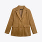 BLAZER EN SUÉDINE